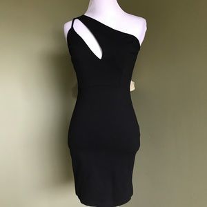 Solemio One Shoulder Bodycon dress size Small